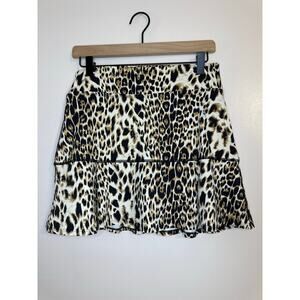 Dona Jo Jojo Skort Leopard Pickleball Golf Tennis Performance USA Large/2